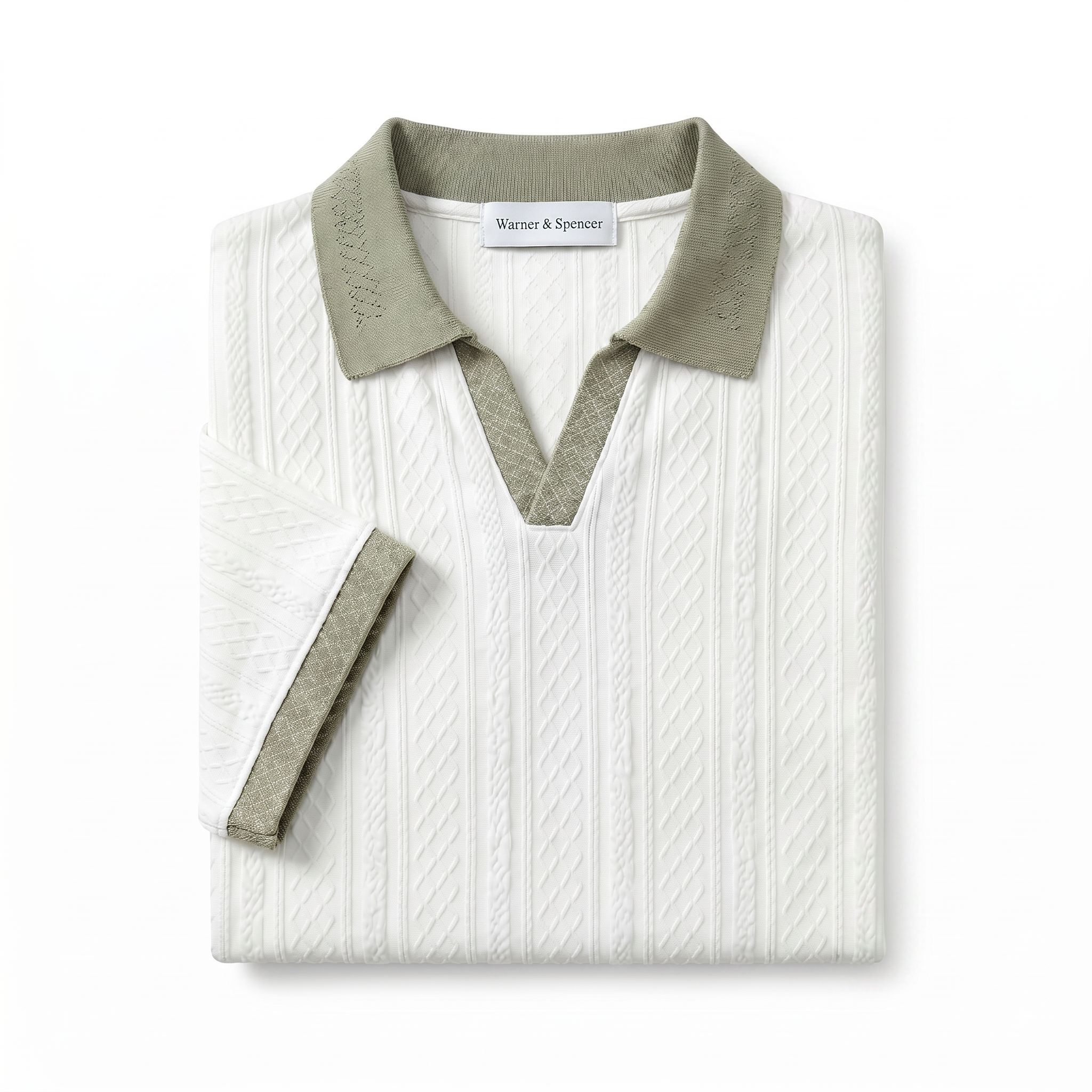 Apricot Striped Polo Shirt